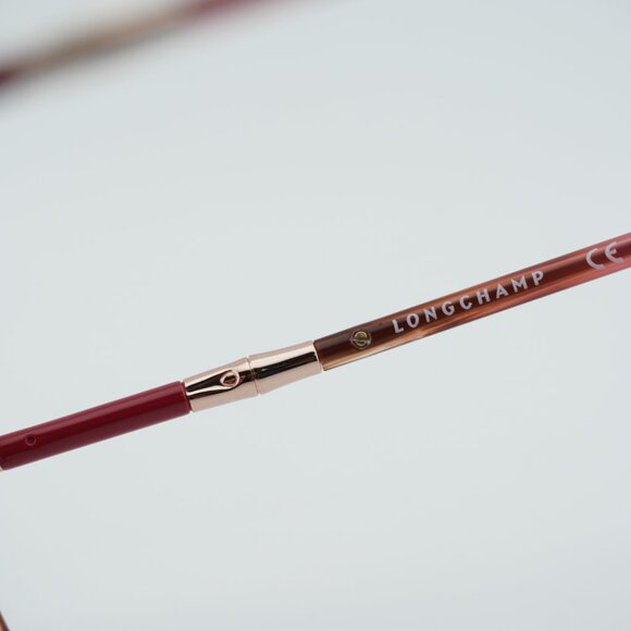 Longchamp LO2726 602 Eyeglasses Red Horn 54mm Square Frame main image 7